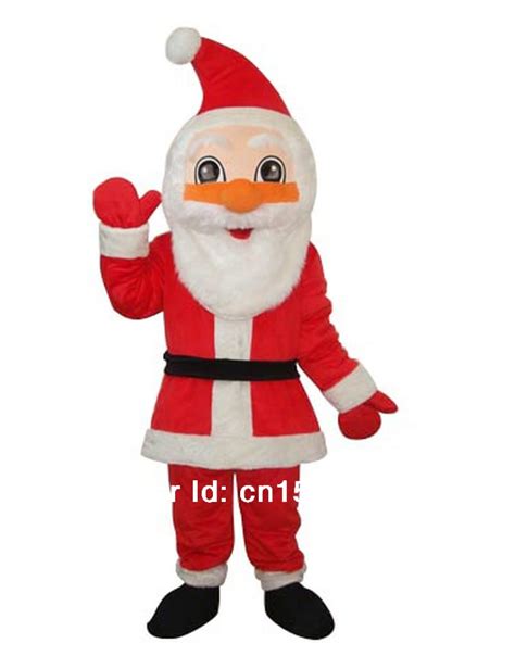 High Quality Santa Claus Mascot Costume Animal Cartoon Character Adult
