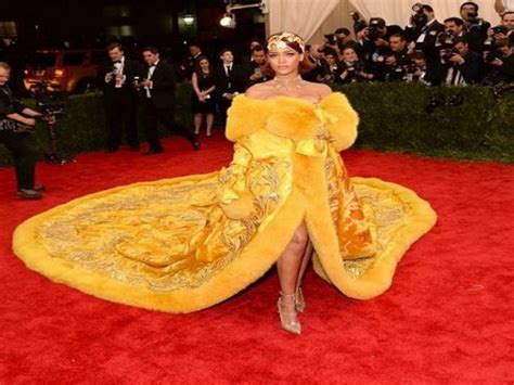 Rihanna Felt Like A Clown In Her Iconic Yellow 2015 Met Gala Dress