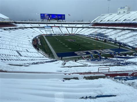 Steelers Weather Update Bills Stadium Covered In Snow