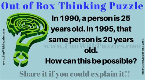 In This Lateral Thinking Question You Will Need To Think Out Of Box To