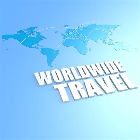Premium Photo Worldwide Travel World Map