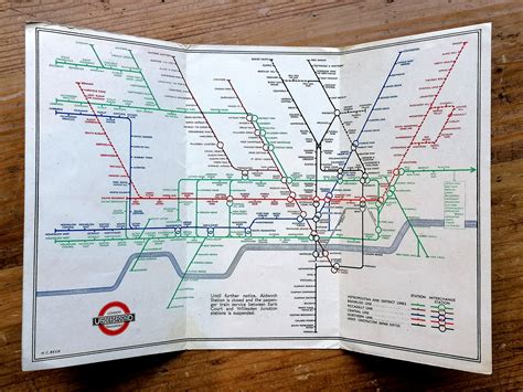 1938 London Underground Pocket Map No1 Hc Beck Iconic Antiques