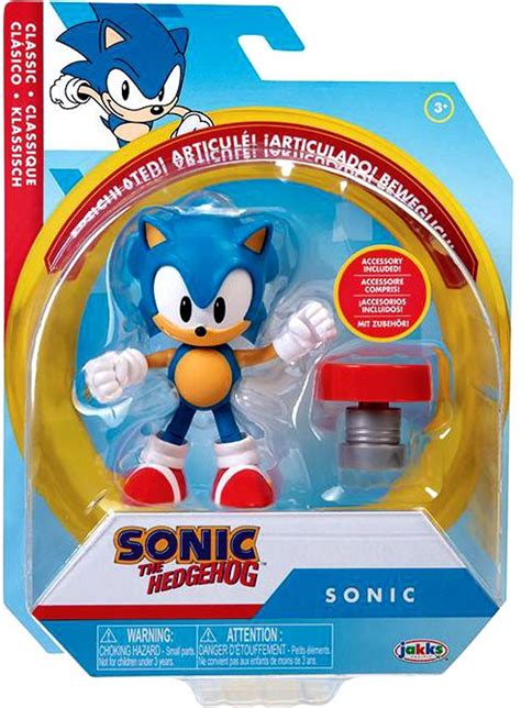 Sonic The Hedgehog Basic Wave 4 Sonic 4 Action Figure Classic With