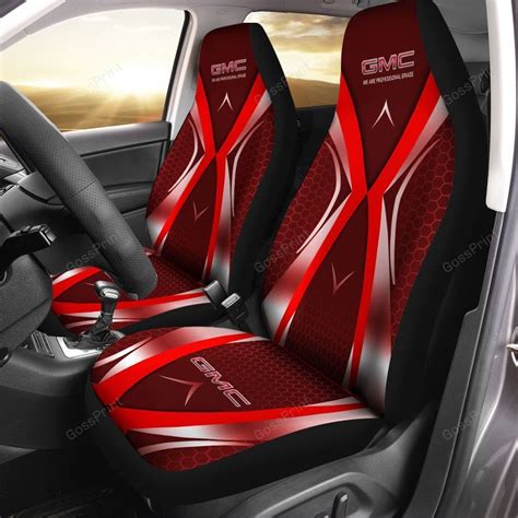 Gmc Car Seat Cover Ver 7 Set Of 2 Jamestees Store