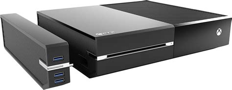 Fd 5tb Xbox One Hard Drive Easy Snap On With 3 Usb Ports Black