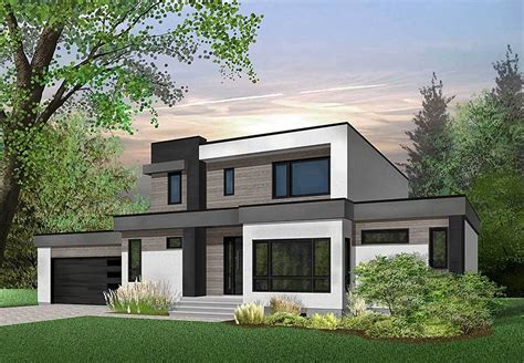 Modern House Plan With Great Visual Appeal 22462dr Architectural