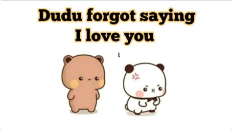 😰😰 Dudu Forgot Saying I Love You Bubu Dudu Animation Funnyvideo