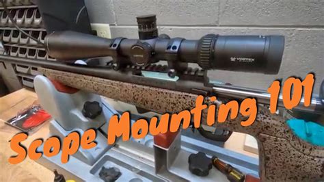 How To Mount A Rifle Scope Youtube