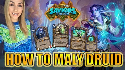 It's early in the meta and there is a lot to still be tested, but being a druid deck it's. Deck Guide: How to Malygos Druid in Uldum - YouTube