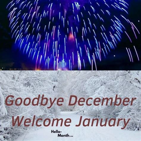 Goodbye December Welcome January Quotes Hello January January Quotes