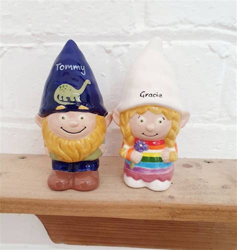 Custom Garden Gnomes Personalised Gnome Personalized T Etsy Uk