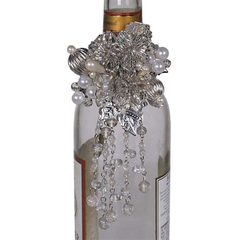 Pearl And Crystal Wine Bottle Jewelry Grandin Road