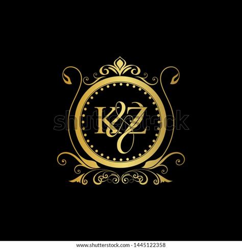 k z kz logo initial vector stock vector royalty free 1445122358 shutterstock