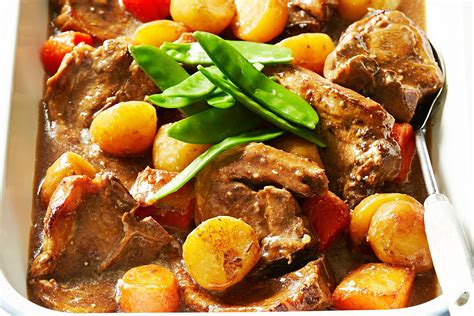 Lamb chops are such a simple and satisfying meal. Hearty lamb chop and vegetable casserole Recipe | That's ...