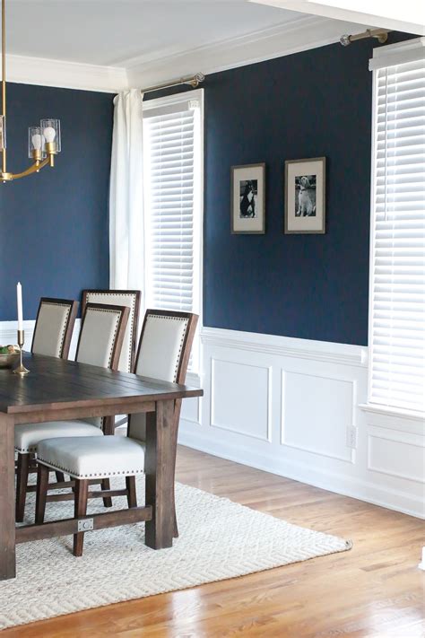 Dark Blue Dining Room Dining Room Paint Colors Dining Room Accents