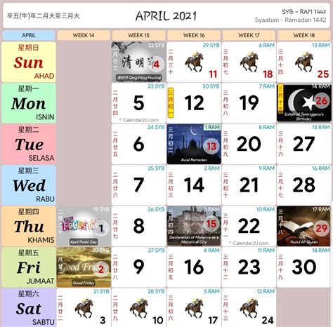 Berikut adalah kalender kuda malaysia tahun 2021. Kalendar Kuda April 2021 | 2021 Printable Calendars