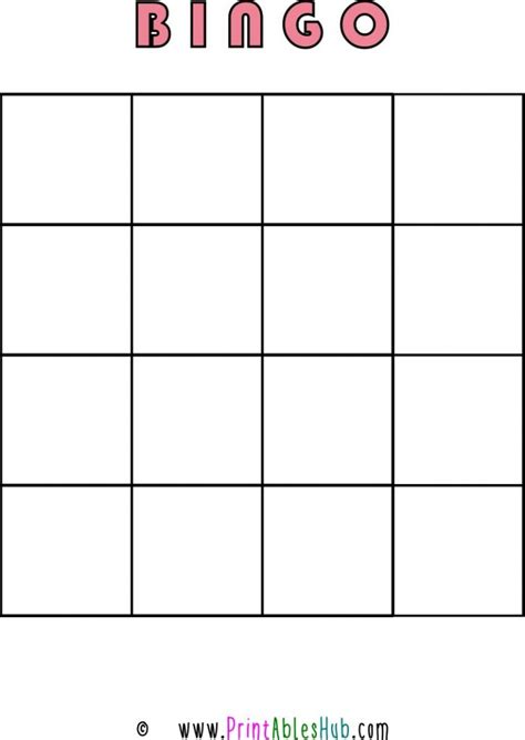 free printable blank bingo cards template [pdf] 3x3 4x4 5x5 2 per page 4 per page