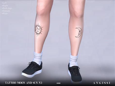 Tattoo Random Flowers N13 By Angissi Created For Emily Cc Finds