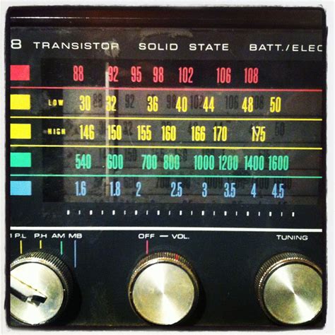 Solid State Radio That I Picked Up At A Garage Sale Somewhere The Radio Dial Is Very Eye