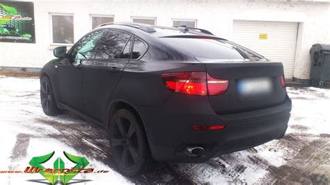 Pkw50) +49 (0) 2273 604 9005. BMW X6 - Ultra Matt Schwarz und glanz Schwarz - Wrappsta ...