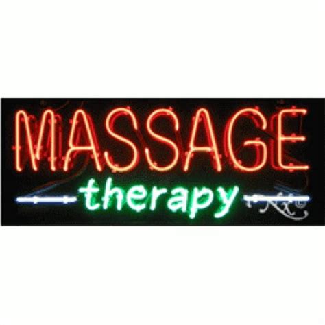 Arter Neon 10575 Business Neon Sign Massage Therapy