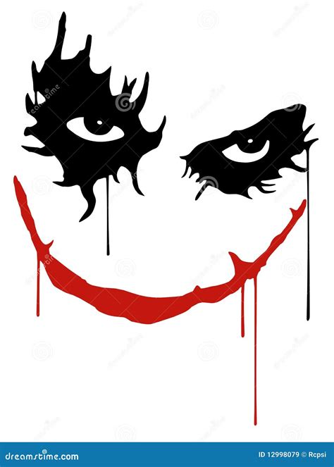 Joker Smile Editorial Stock Image Illustration Of Black 12998079
