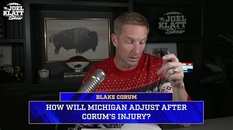 Joel Klatt Thinks Michigan Could Be In Trouble If Corum And Edwards Don