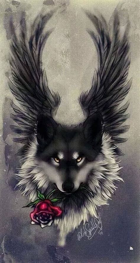 The Ghost Wolf Artwork Wolf Wallpaper Wolf Tattoos