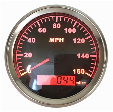 Buy 1pc Gps Speedometers Gauges Odograph 0 160mph