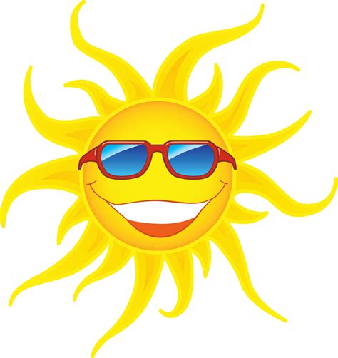 Sunshine Clipart Transparent Background Cartoon Sun Vector Art