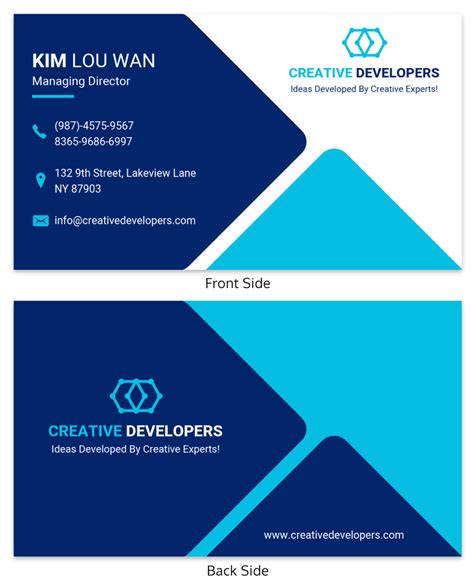 40 Of The Best Business Card Ideas Examples And Templates Venngage
