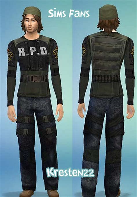 Racoon City Police Department Uniform At Sims Fans Sims 4 Updates