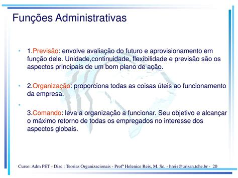 A Funcao Administrativa Coordenacao é A Funcao Diretamente Relacionada