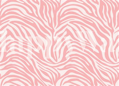 Pink And White Zebra Print Wallpaper