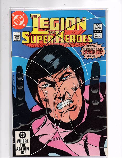 Dc Comics Legion Of Super Heroes 297 Keith Fen Art Legion Origin