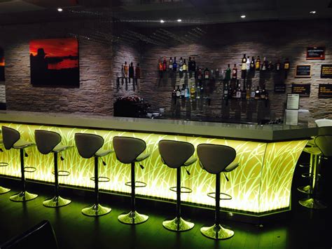 Illuminate Led Lighting Luxury Bar Counter For Hot Sale