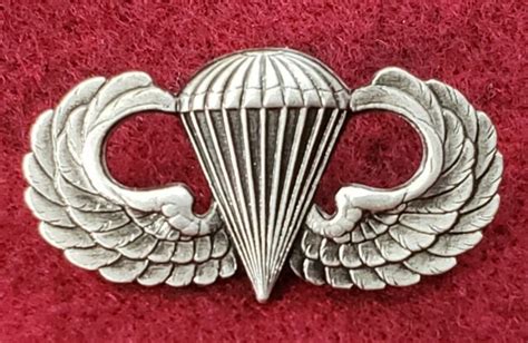 Us Army Parachutist Badge Jump Wings Airborne Paratrooper Made