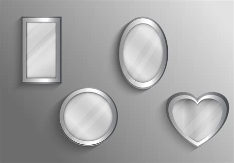 Mirrors Set Vectors Download Free Vector Art Stock Graphics And Images