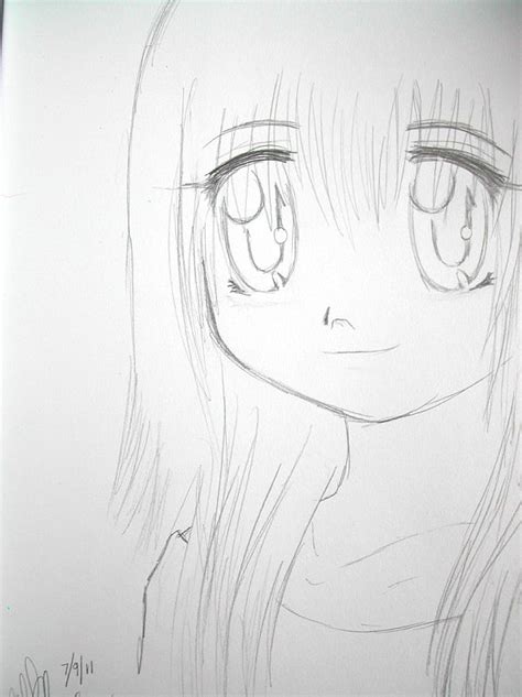 Cute Simple Anime Face By Minagirl17 On Deviantart