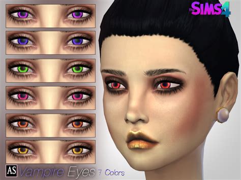 The Sims Resource Red Vampire Eyes Non Default