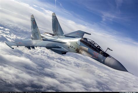 Sukhoi Su 30sm Russia Air Force Aviation Photo 4410983