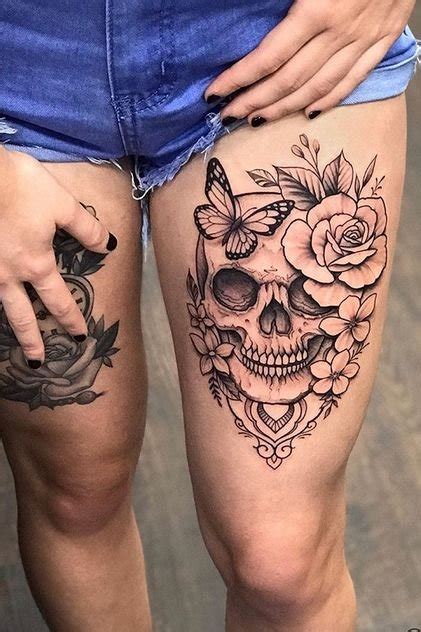 Skull Tattoo Designs For Girl Best Design Idea
