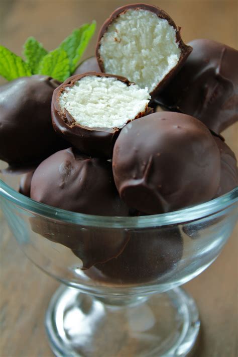 Dark Chocolate Coconut Truffles Delicious As It Looks