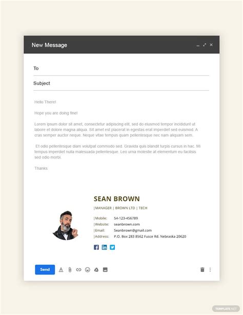 Microsoft Word Email Signature Templates