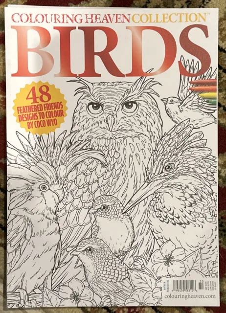 Colouring Heaven Magazine Birds Special Collection Issue 50 2499