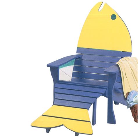Adirondak Fish Chair And Ottoman Plan Plans Eagle America