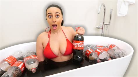 I SLEPT OVERNIGHT IN COCA COLA And THIS HAPPENED BATH TUB CHALLENGE YouTube