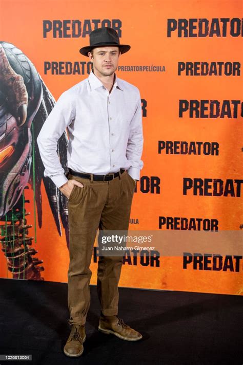 Boyd Holbrook Attends Predator Photocall At Villa Magna Hotel On