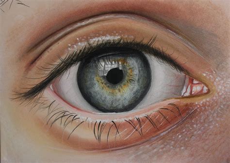 Pin By Isamar Reyes On Tekenen Color Pencil Art Eye Drawing Eyes