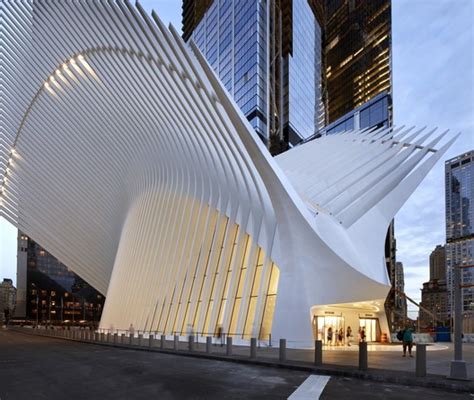 World Trade Center Transportation Hub Santiago Calatrava Archdaily